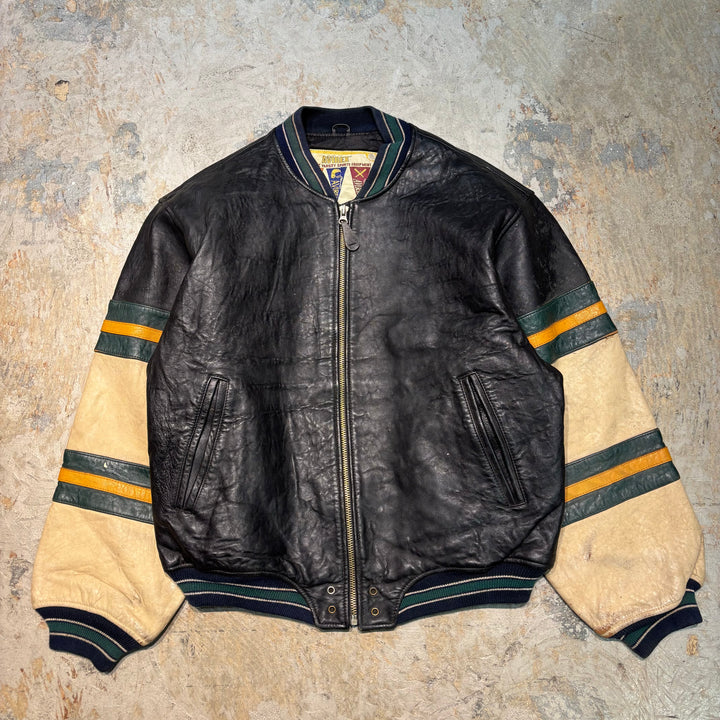 빈티지 avirex/ 가죽 악당 재킷/ 사이즈 m