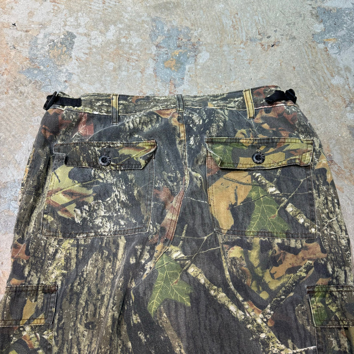 二手服裝苔蘚橡木/苔蘚橡木/真實的樹木迷彩貨物/ L