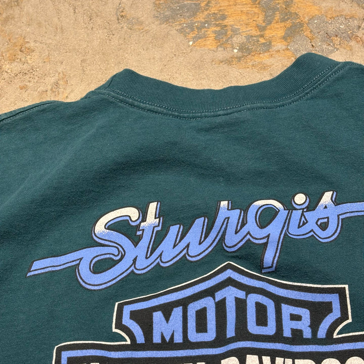 古着 USA製 97's Harley-Davidson/ハーレーダビッドソン/ プリントTシャツ/ サイズM