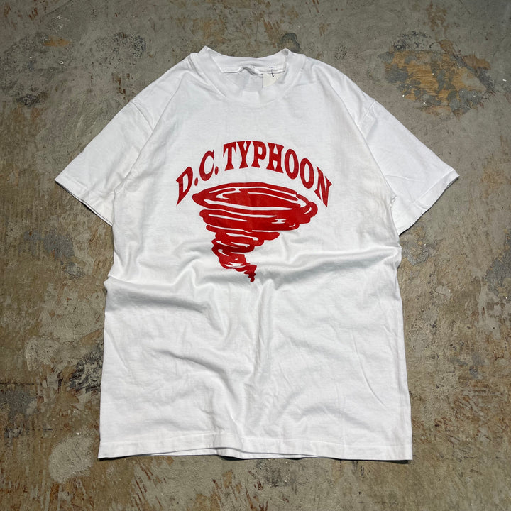 #4635 古着 USA vintage D.C typheen/ヴィンテージ シングルステッチ Tシャツ/サイズM-L相当