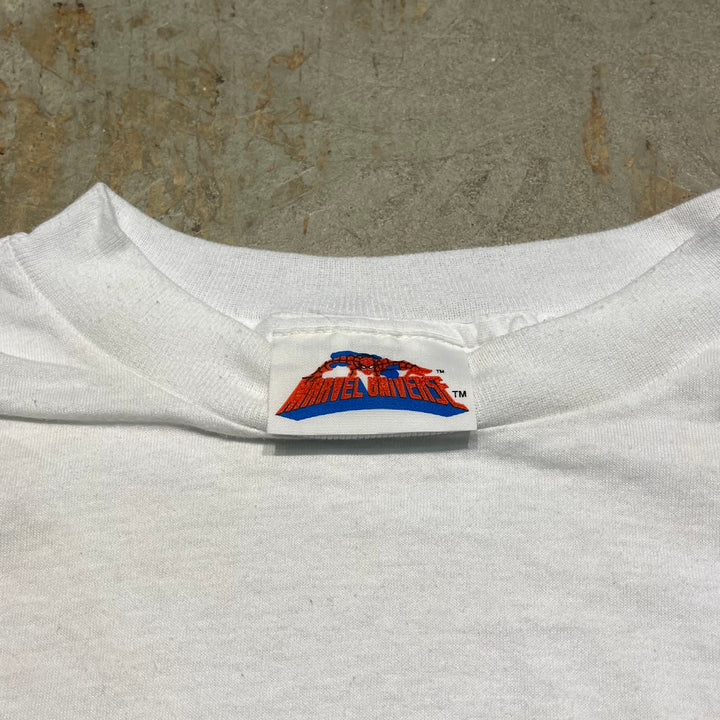#4468 古着 91's Marvel/マーベル/short sleeve t-shirt Tee/半袖シャツ/シングルステッチ/MADE IN U.S.A/サイズL
