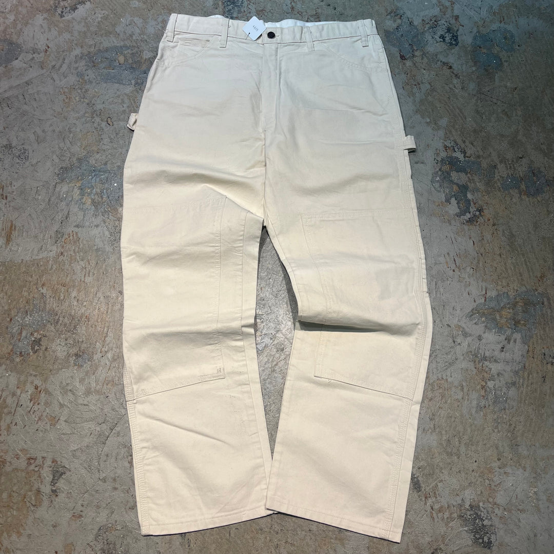 Used clothing 90's Dickies/ Painter denim pants/ Actual size 36 x 29