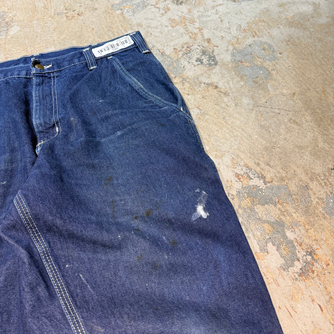 Used clothing Carhartt/ Carhartt/ Denim painter pants/ Actual size 34 x 30