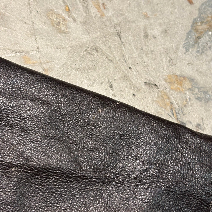 Second-hand clothing ST JOHN'S BAY/ St. John's Bay/ Genuine leather zip-up leather jacket/ Cowhide/ Size L