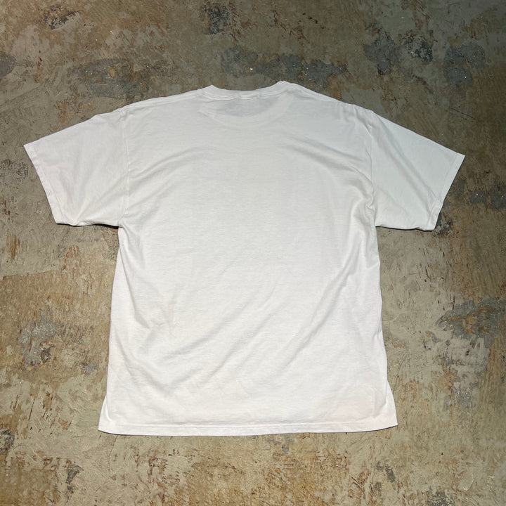 古着 USA製 98's ジャージーズ/ダライ・ラマ/セトンヒル大学にて/11月11日/ヴィンテージ シングルステッチプリントTシャツ/サイズXL