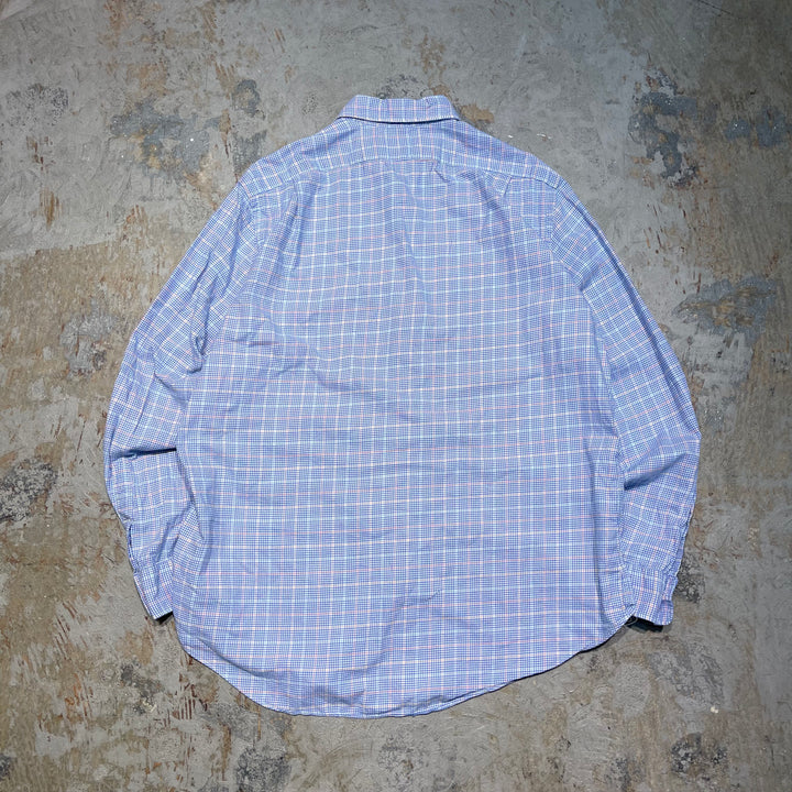 #4394 古着 Ralph Lauren/ラルフローレン/Long Sleeve Shirt/長袖シャツ/Check/チェック/サイズXL