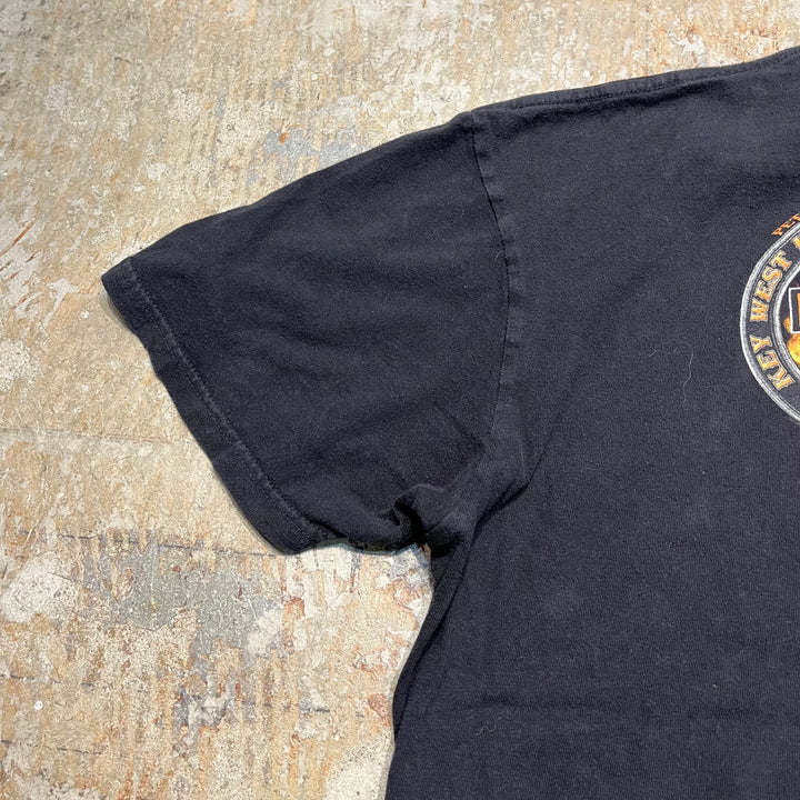 古着 Harley-Davidson/ハーレー ダビッドソン フロリダ州 キー・ウェスト コンク共和国 プリントTシャツ サイズXXL