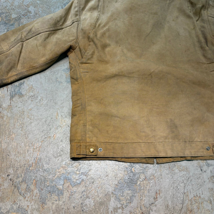 Used clothing 80's to 90's carhartt/ Carhartt/ Detroit jacket/ Duck fabric/ Lining blanket/ Check/ Equivalent to size M~L