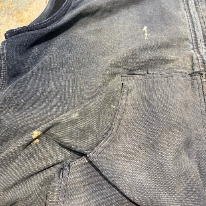 古着 USA製 Carhartt/ カーハート/ ダックベスト/ ダック地/ 裏地キルティング/ サイズL