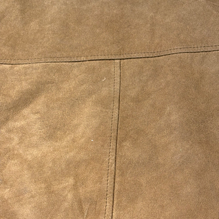 중고 의류 St.John'Sbay/ St. John 's Bay/ Nubuck/ Zip-Up Leather Jacket/ Size L