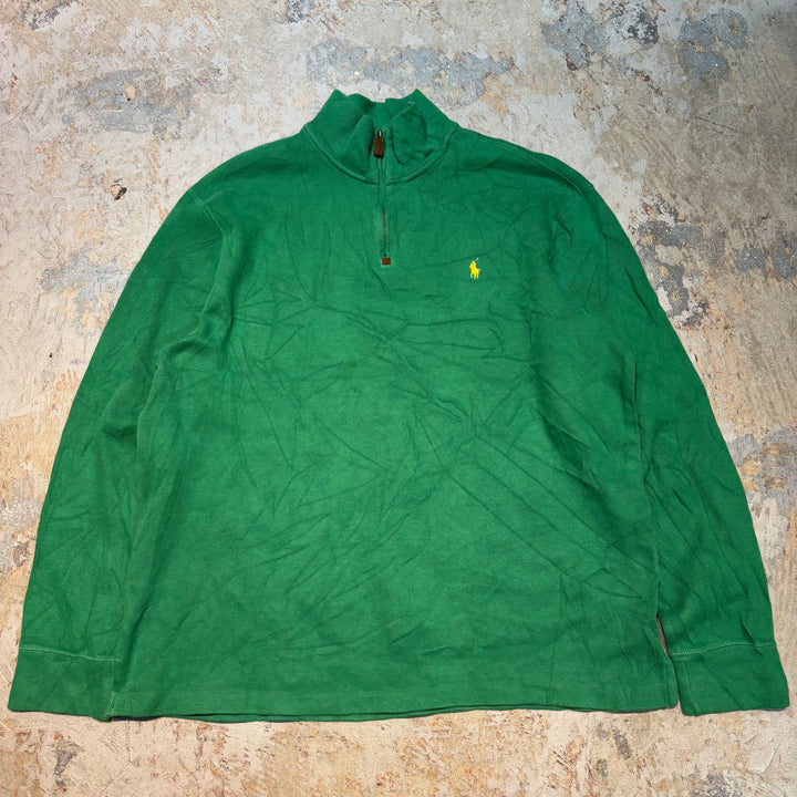 Used clothing POLO by Ralph Lauren/ Polo Ralph Lauren/ Half zip knit sweater/ Size XL