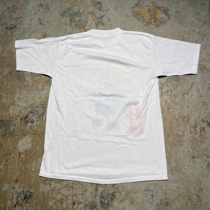 #4276 Unknow/short sleeve t-shirt Tee/シングルステッチ/半袖Tシャツ/80's/MADE IN USA/シンプソンズ/サイズXL