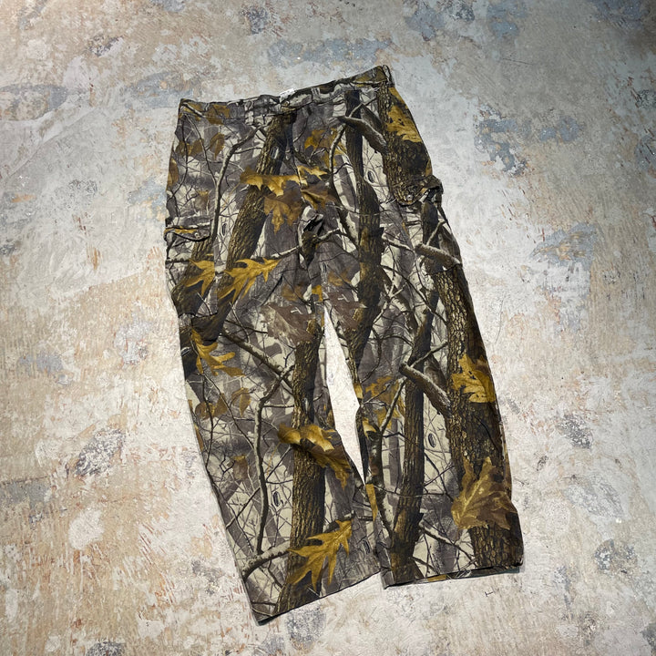 #4649 Used clothing 90's Woolrich/Realtree camouflage cargo pants/Realtree camouflage cargo pants/Size 40 (equivalent to XL)