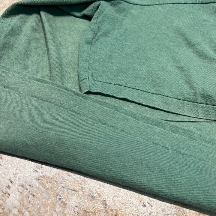 古着 スヌーピー/ハッピーキャンパー/ヴィンテージ シングルステッチプリントTシャツ/サイズL