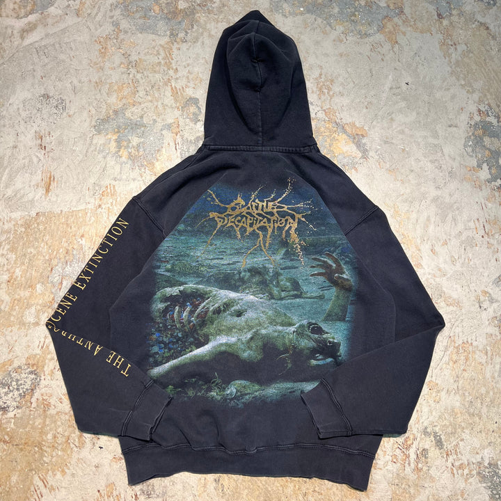 #4024古着 FRUIT OF THE LOOM/フルーツオブザルーム/The Anthropocene Extinction/ジ・アンスロポシーン・エクスティンクション/Zip Parka/ジップパーカー/サイズL