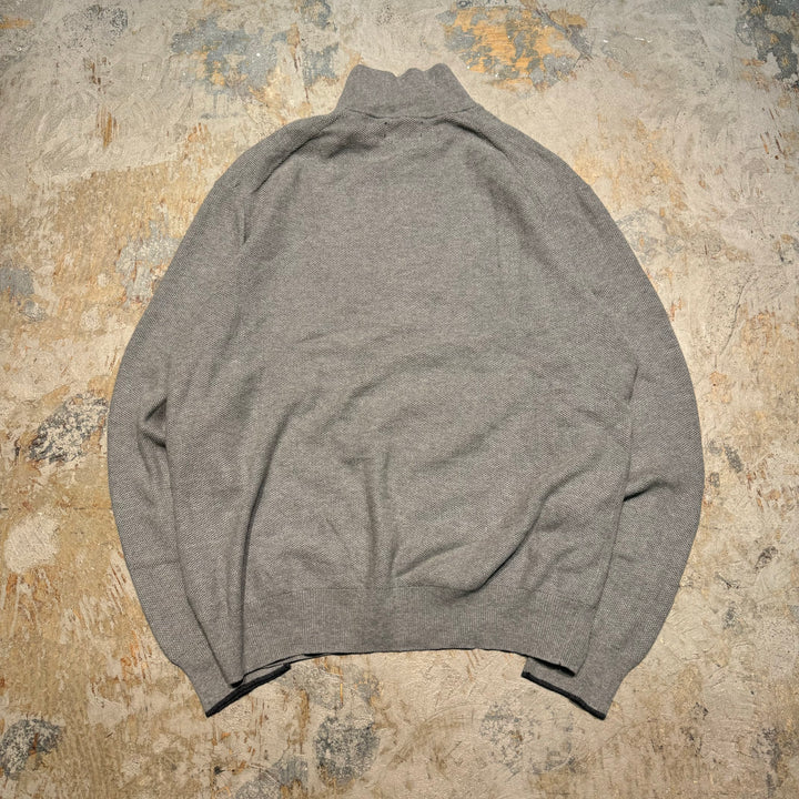 旧衣POLO by Ralph Lauren/ POLO拉尔夫劳伦/半拉链针织毛衣/尺码XL