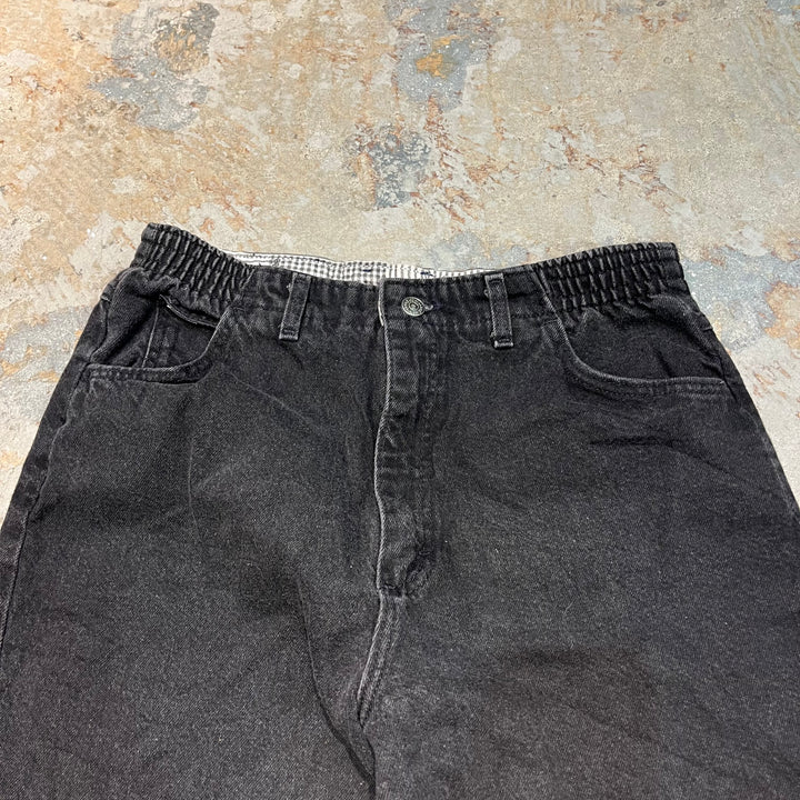 #4183 古着 Lee/リー/Black Denim Pants/ブラックデニムパンツ/サイズ14 MED