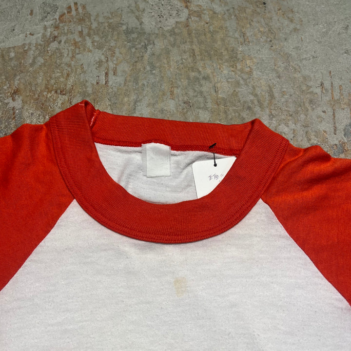 #4800 古着 ディズニー•ワールドリゾート•エプコット/ヴィンテージ シングルステッチ•ラグラン半袖Tシャツ/サイズM相当