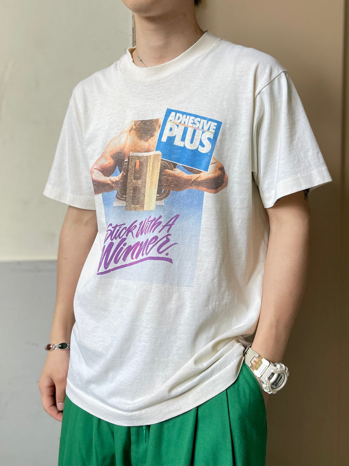 #4460 古着 SCREEN STARS BEST/short sleeve t-shirt Tee/半袖シャツ/シングルステッチ/90's/MADE IN U.S.A/サイズL