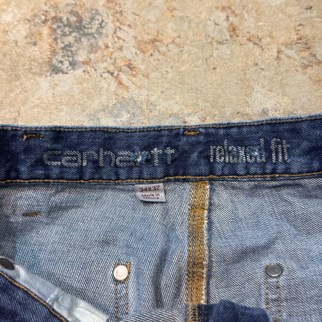 古着 Carhartt/ カーハート/ ダブルニーデニムペインターパンツ/ 実寸サイズ30×29