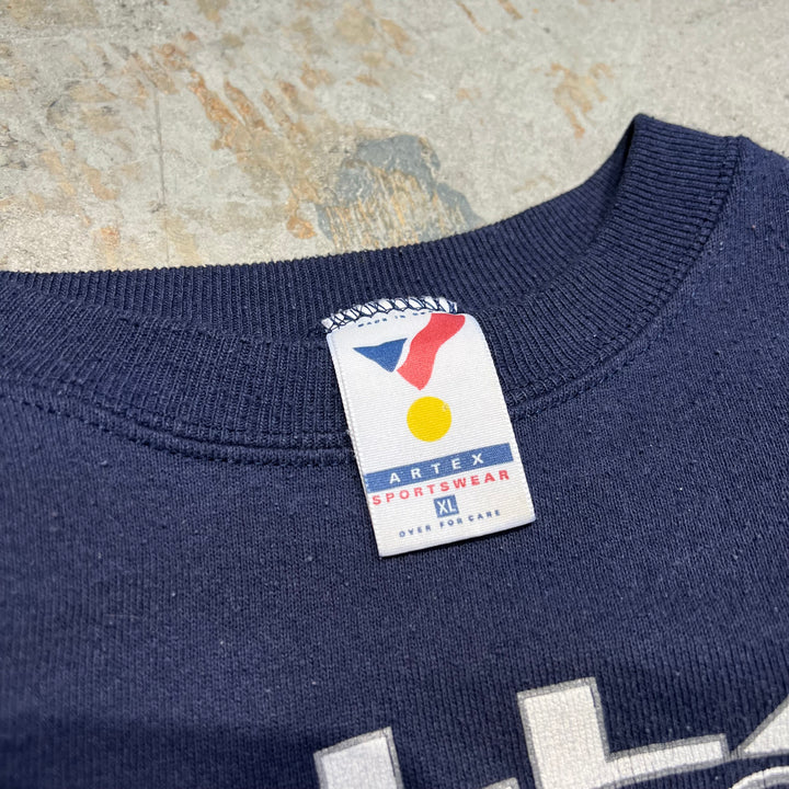 #3981 古着 Unknow/Crew neck sweat/クルーネックスウェット/DALLAS COWBOYS/MADE IN U.S.A/サイズXL