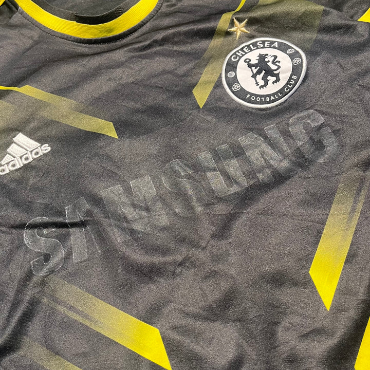 #4477 古着 Adidas/アディダス/CHELSEA/チェルシー/Football/フットボール Tee/サイズM相当