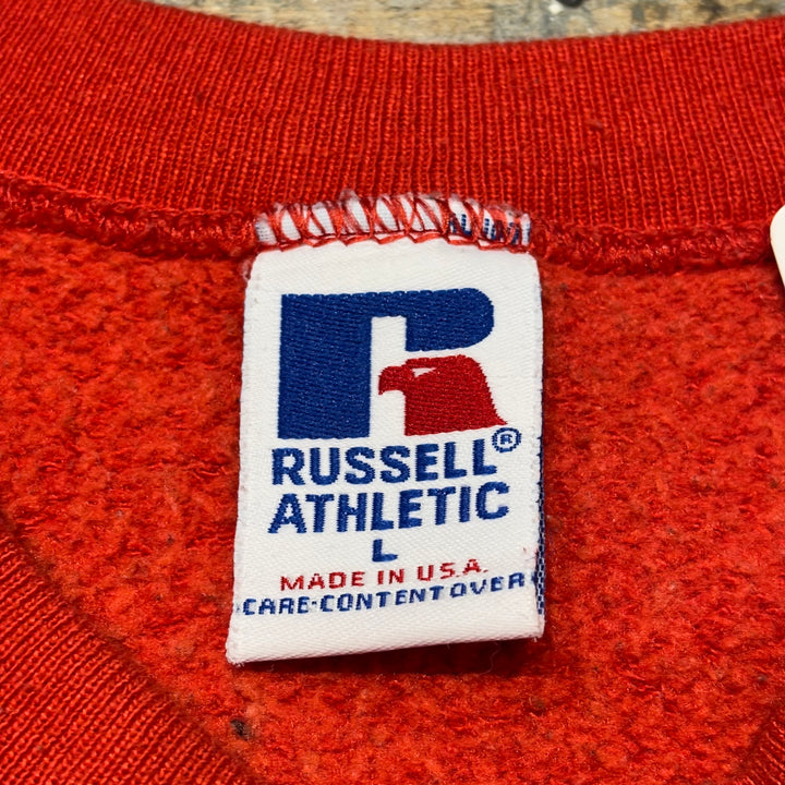 古着 80's〜 USA製 RUSSELLATHLETIC/ ラッセル アスレチック/ ブランククルーネックスウェット/ 無地/ サイズL