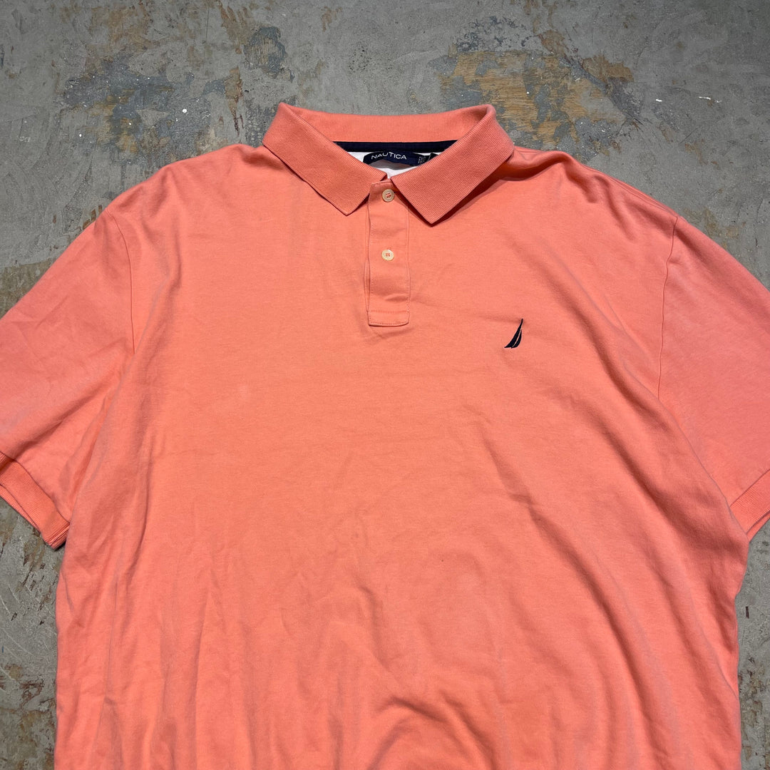 #4360 빈티지 Nautica/S/S 폴로 셔츠/짧은 슬리브 폴로 셔츠/크기 XL
