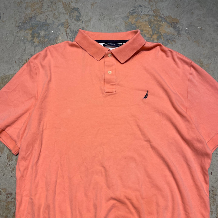 #4360 빈티지 Nautica/S/S 폴로 셔츠/짧은 슬리브 폴로 셔츠/크기 XL