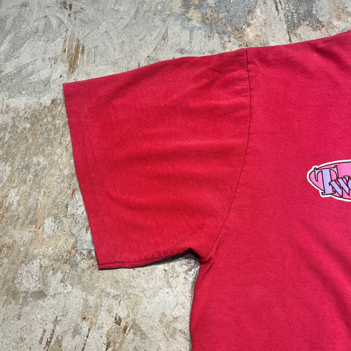 古着 90's トゥイーティー/ルーニーテューンズ/ワーナー・ブラザース/"Let me call you tweet heart!"/ヴィンテージ シングルステッチプリントTシャツ/サイズL相当