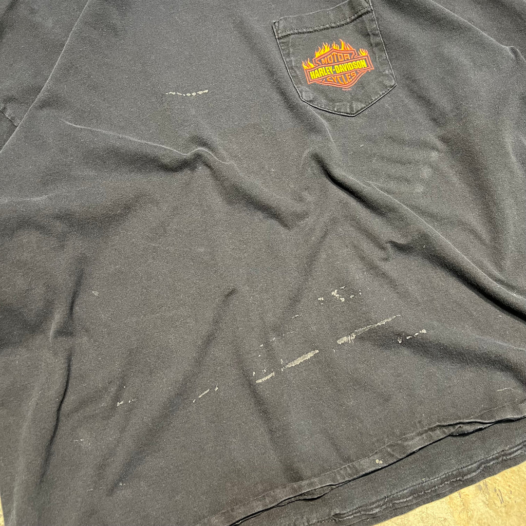 Used clothing Made in USA Harley-Davidson / Harley Davidson / Honolulu, Hawaii / PASIFIC / Printed T-shirt / Size XXL