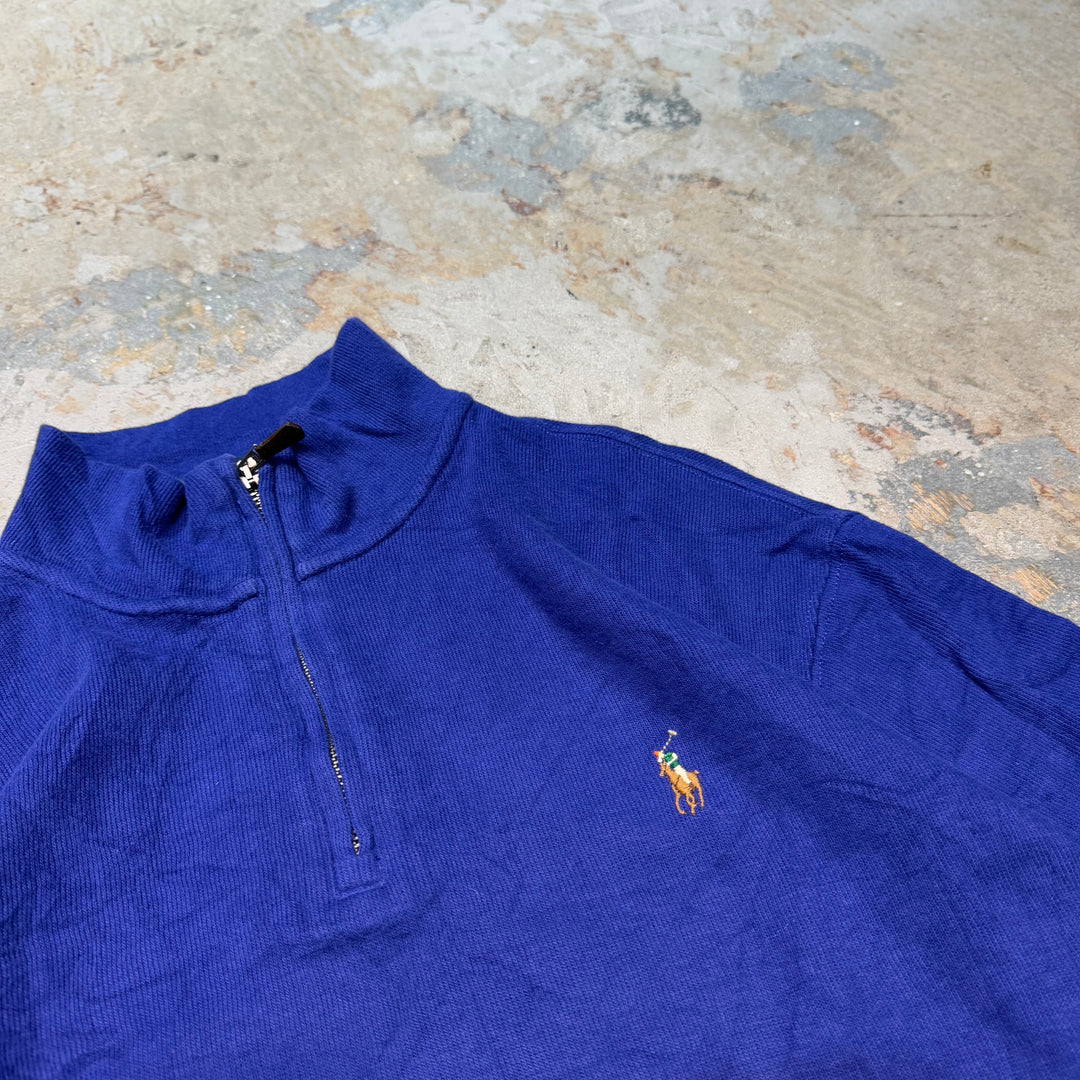 Ralph Lauren/ Polo Ralph Lauren/ Half Zip 니트 스웨터/ 사이즈 M의 사용 의류 폴로