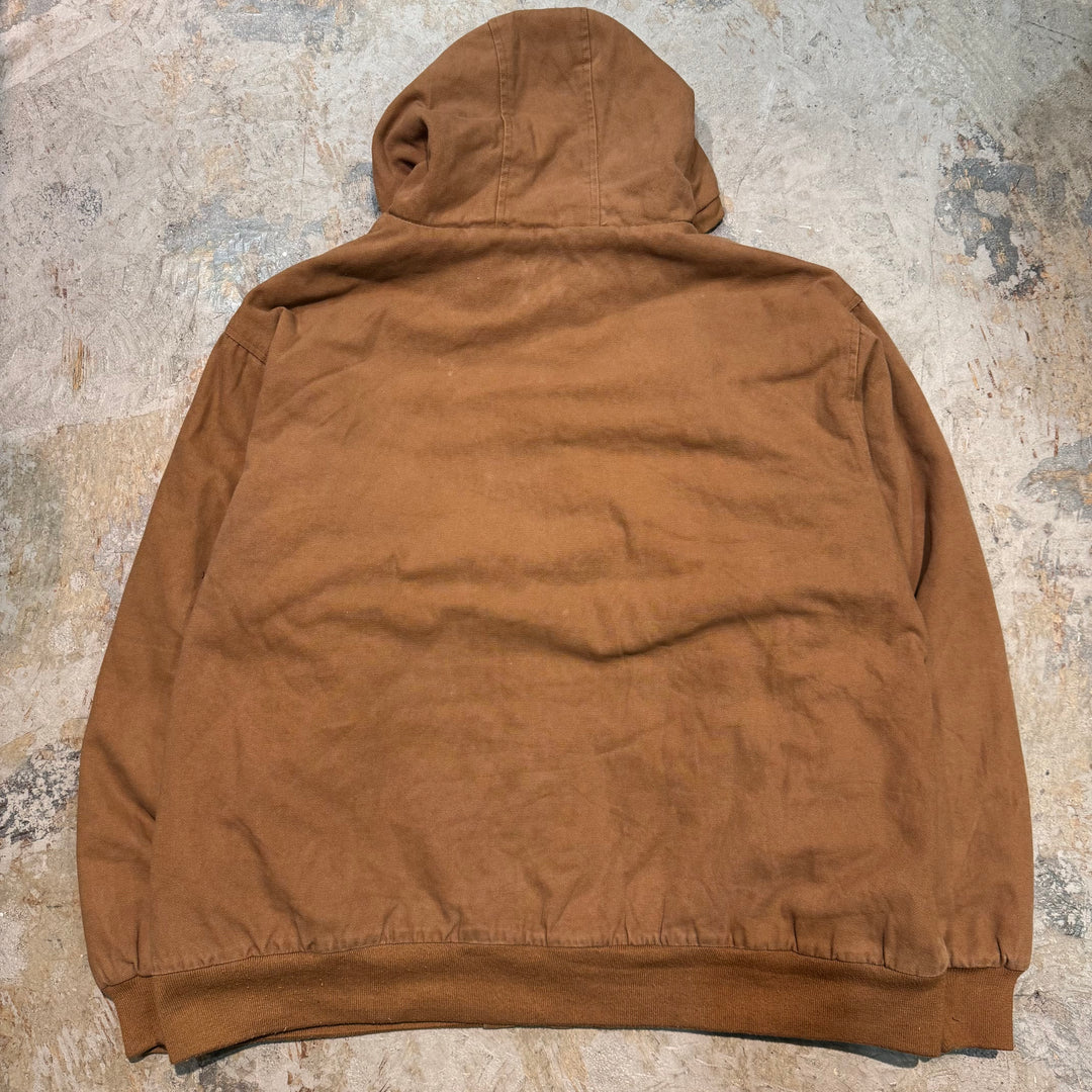 古着 carhartt/ カーハート/ アクティブジャケット/ 裏地キルティング/ 企業ロゴ/サイズXL相当