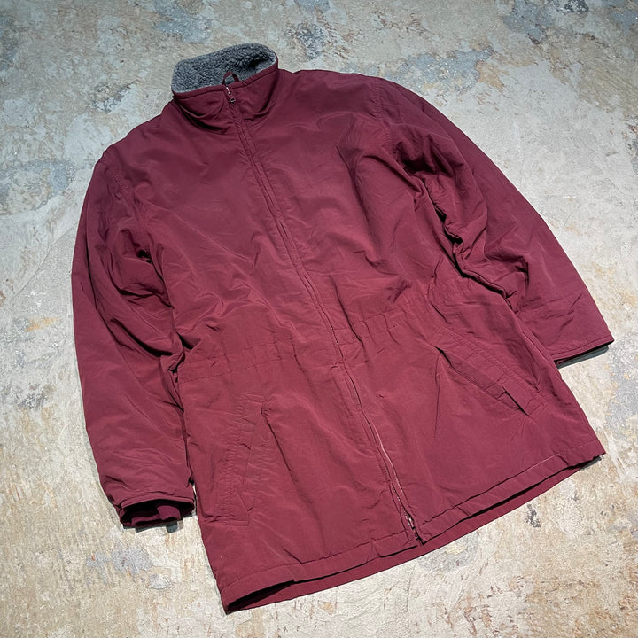 #3721 Used clothing 80's~90's L.L.Bean /Nylon Jacket /Padded nylon jacket / Fleece lining / Size M