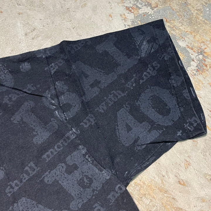 #4844 古着 90's USA製 鷲プリント/アニマルプリントTシャツ/ヴィンテージ/シングルステッチ/サイズXL