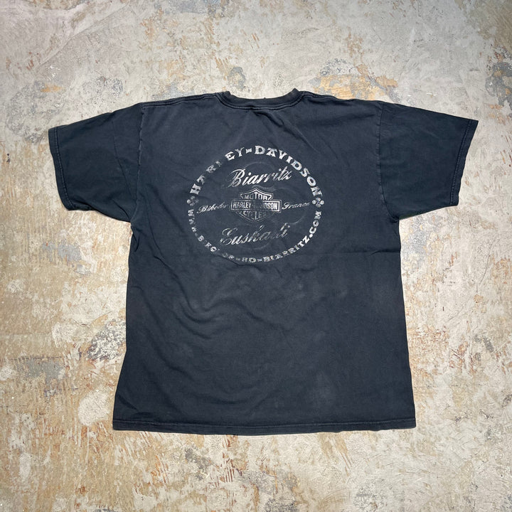 Used clothing Made in USA Harley-Davidson / France Biarletts Store / Printed T-shirt / Size XL