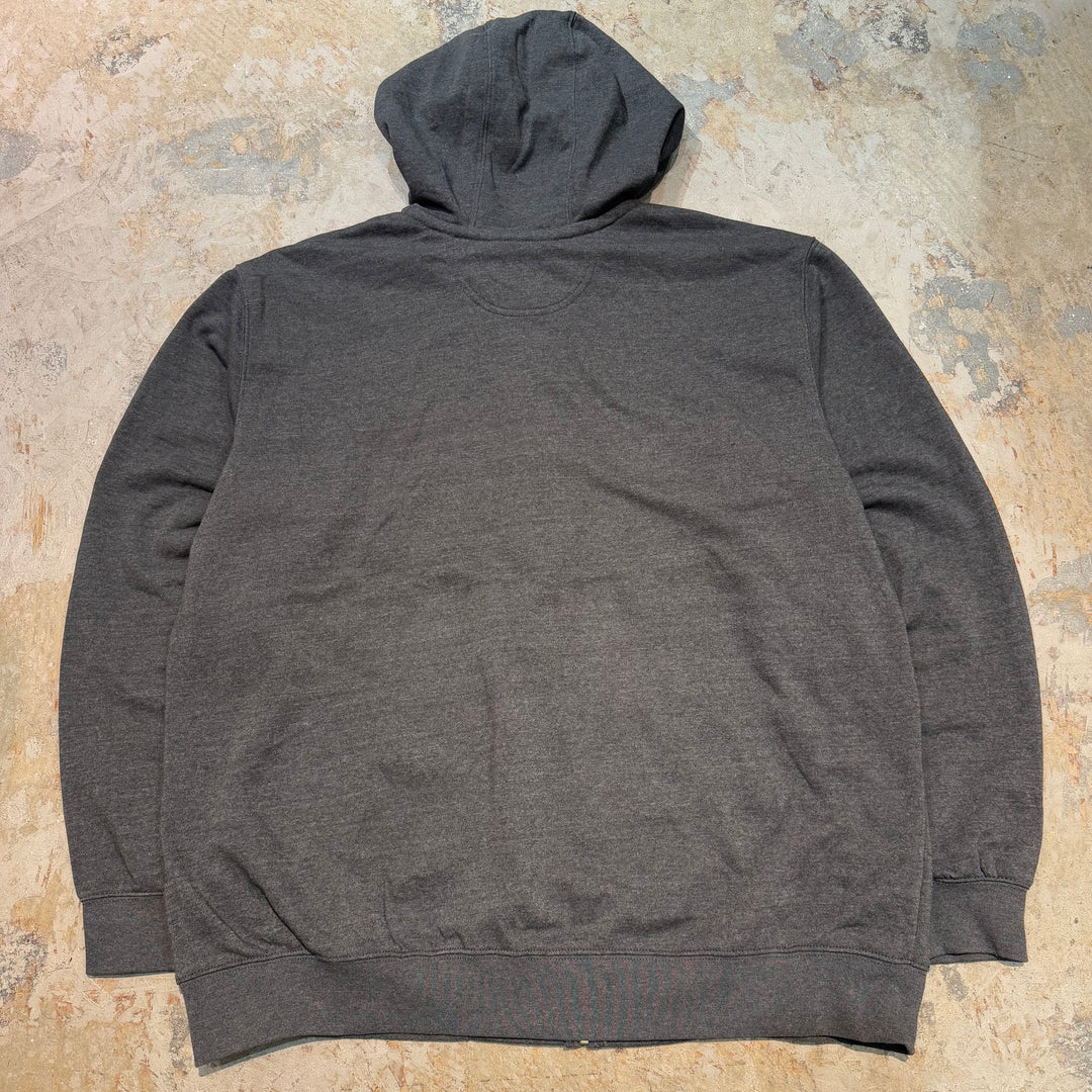 古着 carhartt/カーハート/ ルーズフィットジップアップパーカー/企業ロゴ/ サイズXL