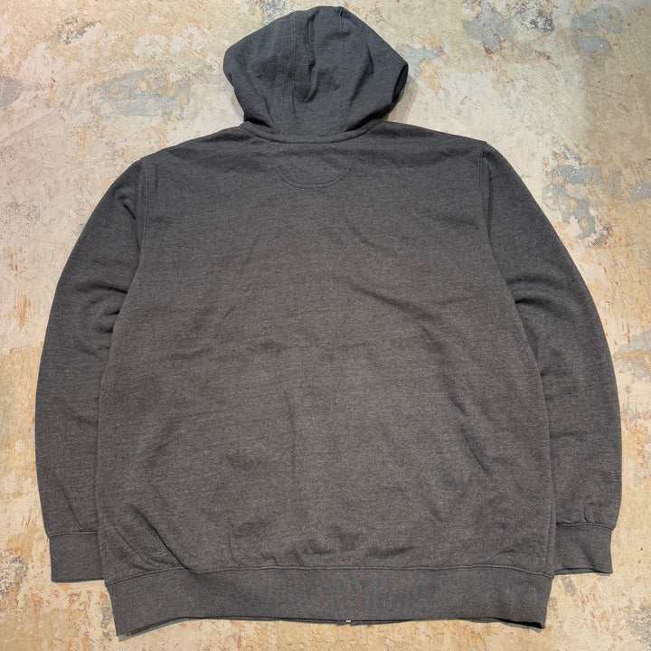 古着 carhartt/カーハート/ ルーズフィットジップアップパーカー/企業ロゴ/ サイズXL