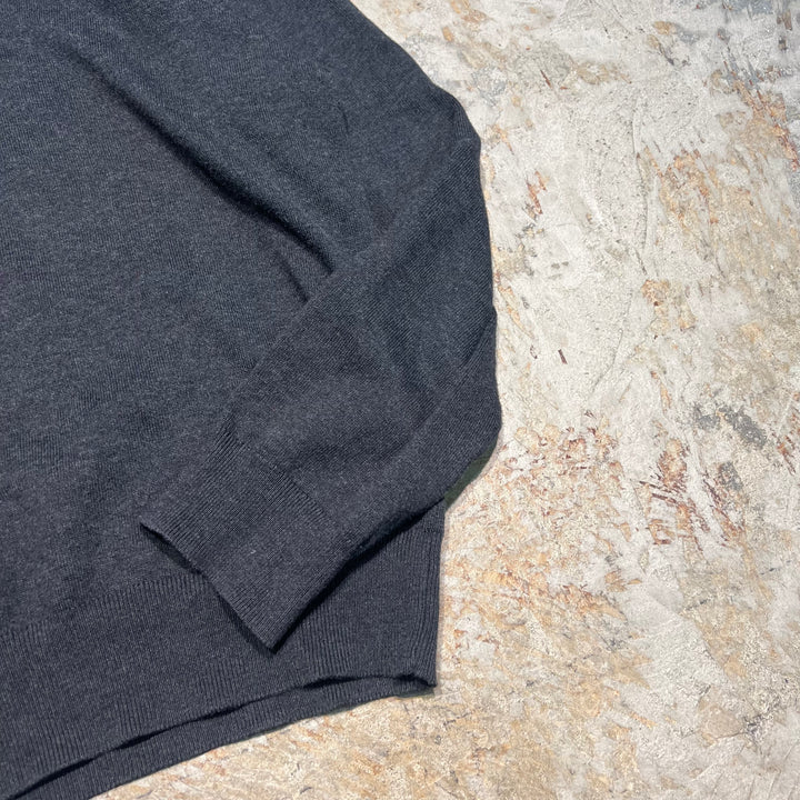 #3707 古着 POLO by Ralph Lauren/ラルフローレン / PIMA Cotton knit V Neck Sweatrer Shirts/ピマコットLンニットVネックセーター/サイズL