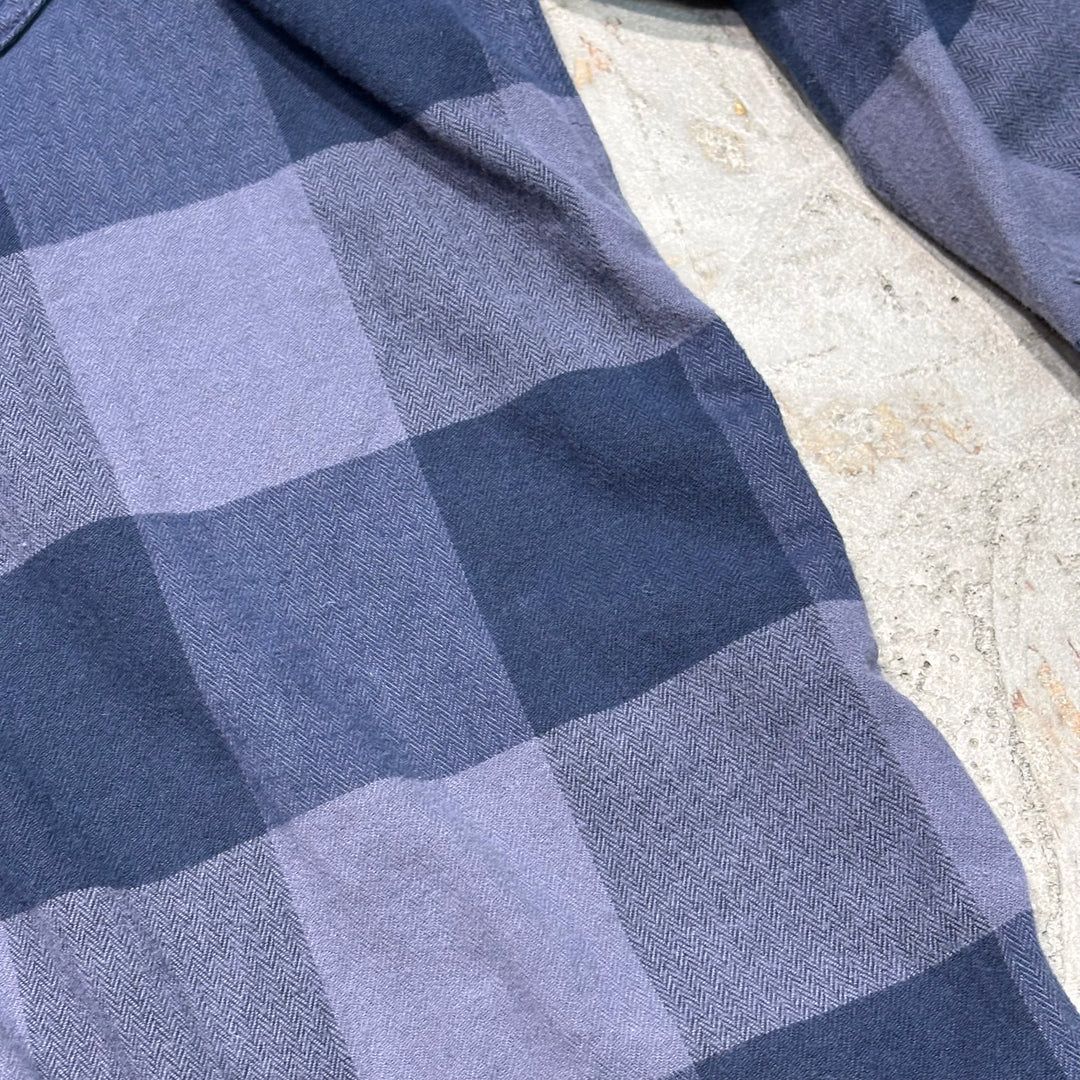 Used clothing carhartt/Carhartt/Button-down long sleeve shirt/Checked pattern/Size L