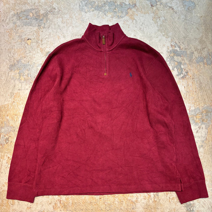 Ralph Lauren/ Polo Ralph Lauren/ Half Zip 니트 스웨터/ 크기 XL의 중고 의류 폴로