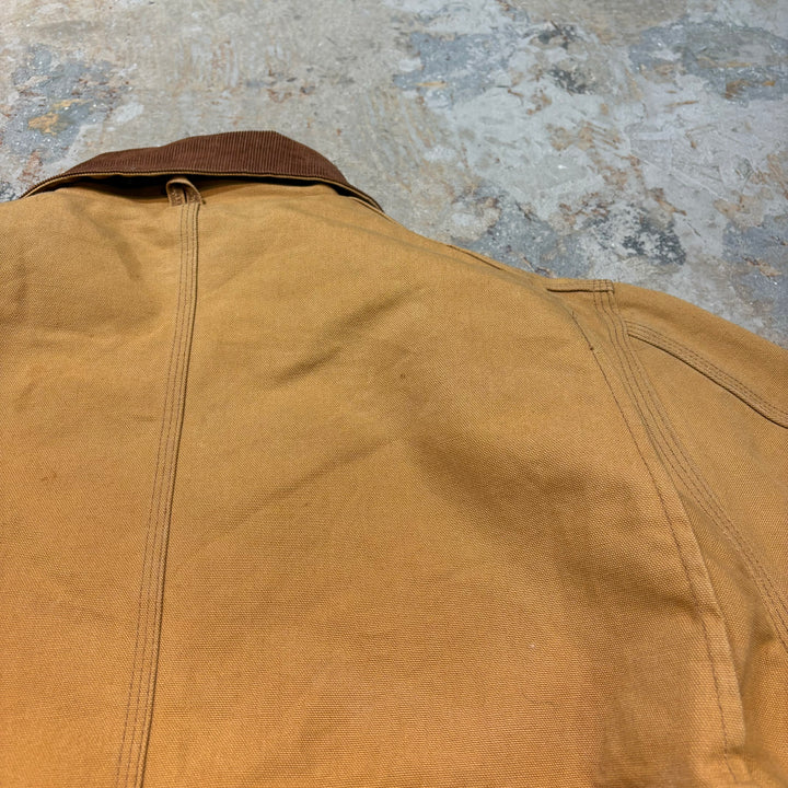 Used clothing 90's~ carhartt/ Carhartt/ Traditional coat/ Duck fabric/ Quilted lining/ Equivalent to size XL