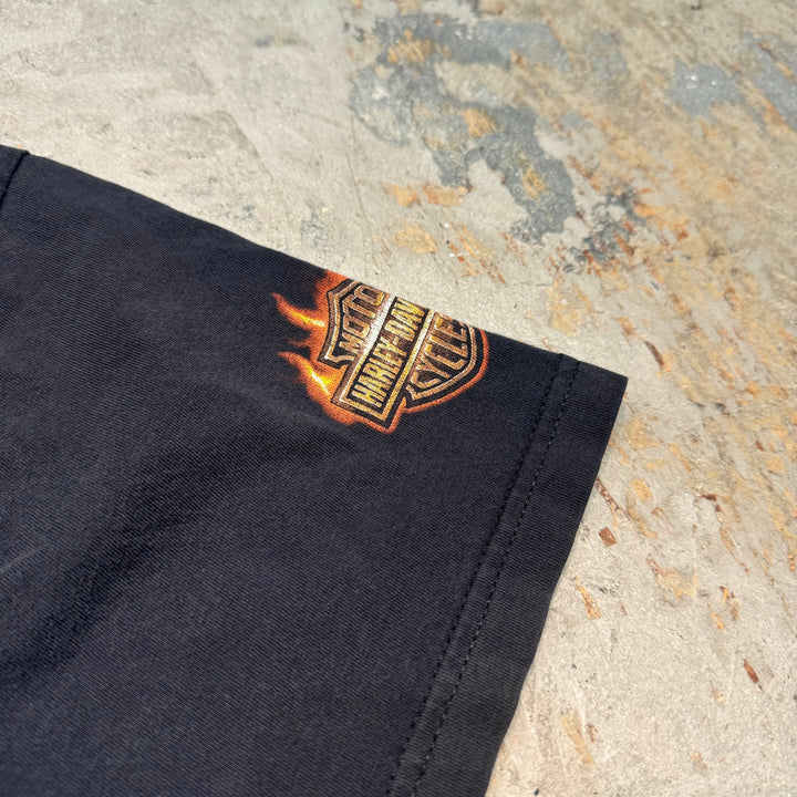 古着 USA製 Harley-Davidson/ハーレーダビッドソン/ プリントTシャツ/ サイズXL-XXL相当