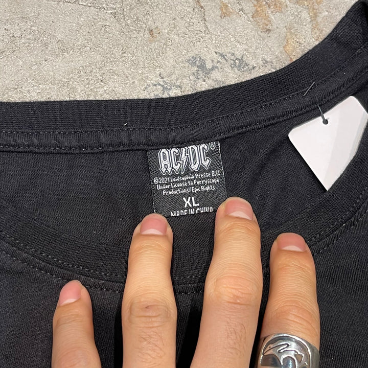 빈티지 AC/DC/ACDC/밴드 티셔츠/크기 XL
