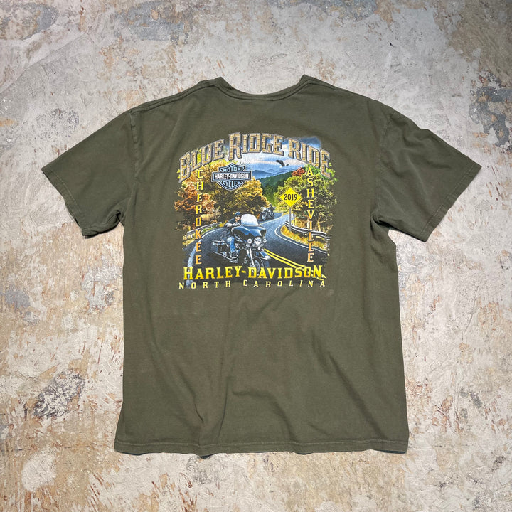 古着 Harley-Davidson/ハーレー ダビッドソン/ノース・カロライナ州/プリントTシャツ/サイズXL