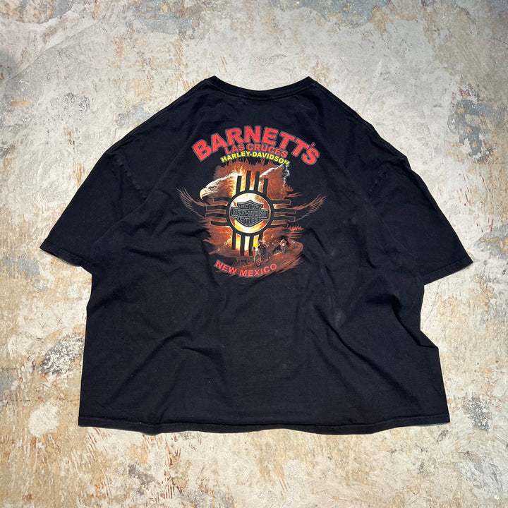 빈티지 할리 데이비슨 / 할리 데이비슨 / 뉴 멕시코 / 버넷 rus 크루즈 / 인쇄 티셔츠 / 크기 5xl