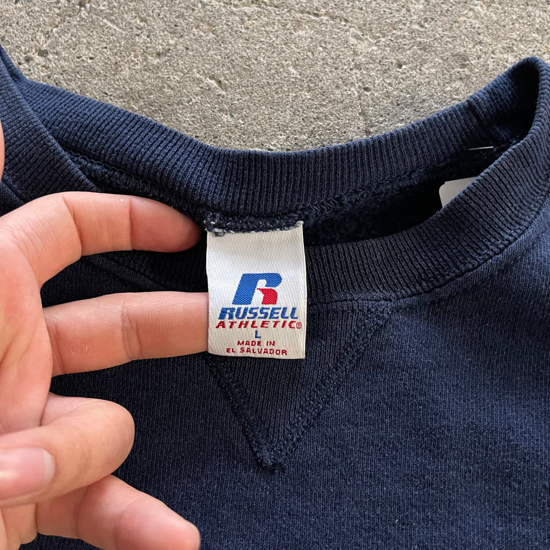 旧衣服90's~ RUSSELL ATHLETIC/ RUSSELL ATHLETIC/ brunkrounex湿/素色/尺寸L