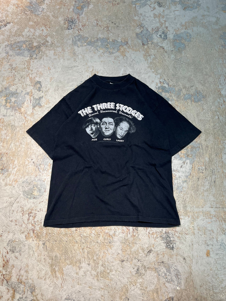 #MA146 古着 USA製 95's THE THREE STOOGES/三ばか大将 / コメディグループ/ ヴィンテージ シングルステッチ プリントTシャツ/サイズL