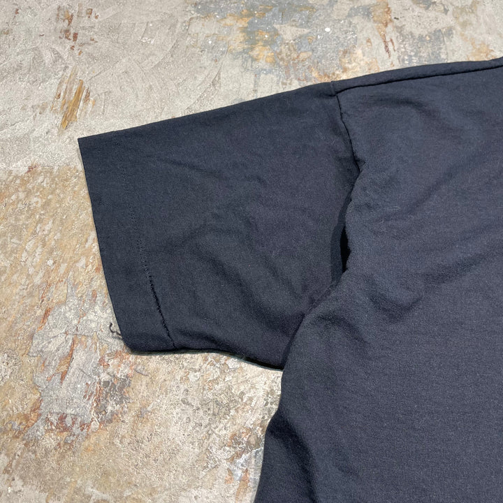 중고 의류 80 년대 미국 제작 세일럼 / NBA 디트로이트 피스톤 1989 세계 챔피언 / vs 나쁜 소년 / 농구 / 빈티지 싱글 스티치 프린트 티셔츠 / 크기 L