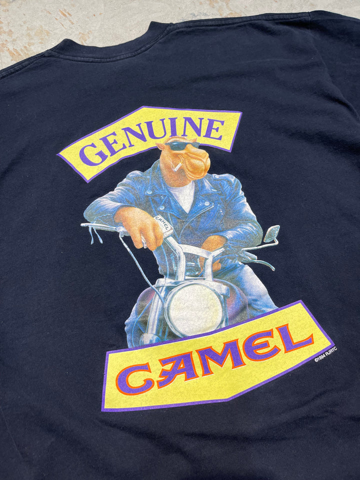#MA152 古着 USA製 94's CAMEL/キャメル / たばこ / ヴィンテージ シングルステッチ プリントTシャツ/サイズXL